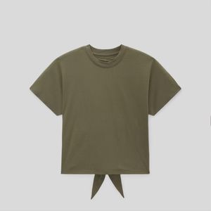 Everlane Organic Tie Back Tee